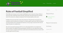 Desktop Screenshot of footballdemystified.com