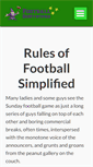 Mobile Screenshot of footballdemystified.com