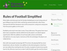 Tablet Screenshot of footballdemystified.com